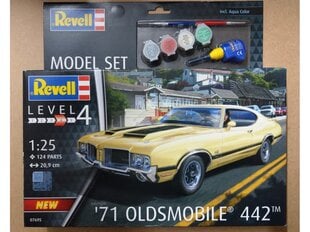 Сборная модель Revell - 71 Oldsmobile 442 Coupé подарочный набор, 1/25, 67695 цена и информация | Конструкторы и кубики | 220.lv