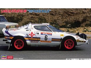 Сборная модель Hasegawa - Lancia Stratos HF «1981 Race Rally», 1/24, 20561 цена и информация | Kонструкторы | 220.lv
