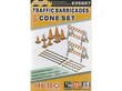 Hero Hobby Kits - Traffic Barricades & Cone Set, 1/35, E35007 cena un informācija | Konstruktori | 220.lv