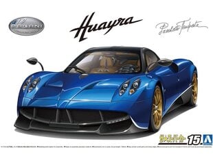 Сборная модель Aoshima - Pagani Huayra Pachetto Tempesta, 1/24, 06238 цена и информация | Конструкторы и кубики | 220.lv