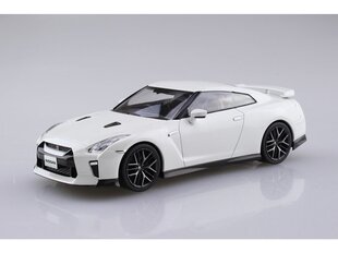 Сборная модель Aoshima - The Snap Kit Nissan GT-R Brilliant White Pearl, 1/32, 05639 цена и информация | Конструкторы и кубики | 220.lv