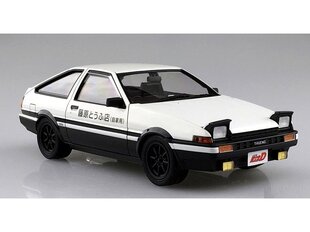 Aoshima - Initial D Takumi Fujiwara Toyota Sprinter Trueno AE86 Comic Version, 1/24, 05960 cena un informācija | Konstruktori | 220.lv