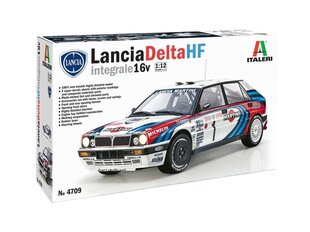 Italeri - Lancia Delta HF integrale 16v, 1/12, 4709 cena un informācija | Konstruktori | 220.lv