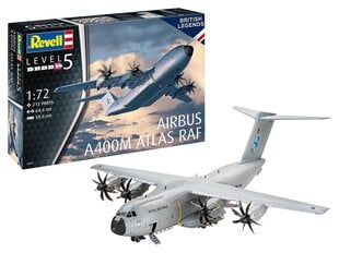 Revell - Airbus A400M Atlas „RAF“, 1/72, 03822 cena un informācija | Konstruktori | 220.lv