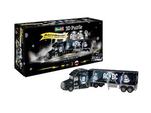 Revell - Adventes kalendārs 3D Puzzle AC/DC Truck, 01046 cena un informācija | Konstruktori | 220.lv