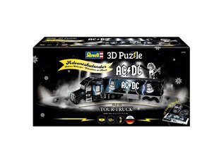 Revell - Adventes kalendārs 3D Puzzle AC/DC Truck, 01046 cena un informācija | Konstruktori | 220.lv