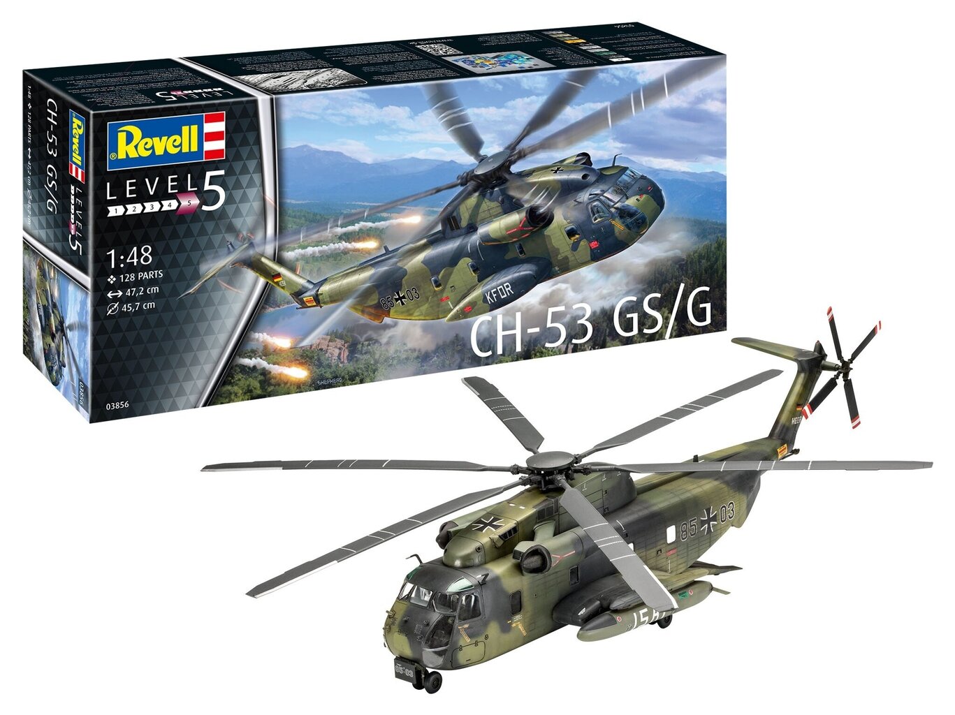 Revell - Sikorsky CH-53 GS/G, 1/48, 03856 цена и информация | Konstruktori | 220.lv