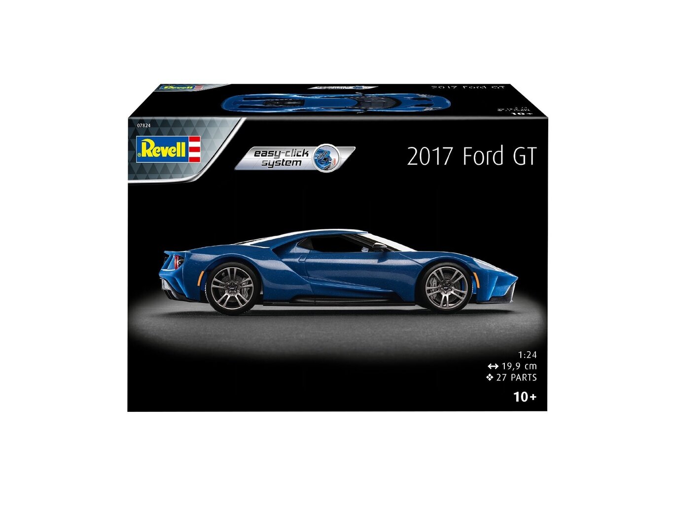 Revell - 2017 Ford GT (easy-click), 1/24, 07824 cena un informācija | Rotaļlietas zēniem | 220.lv