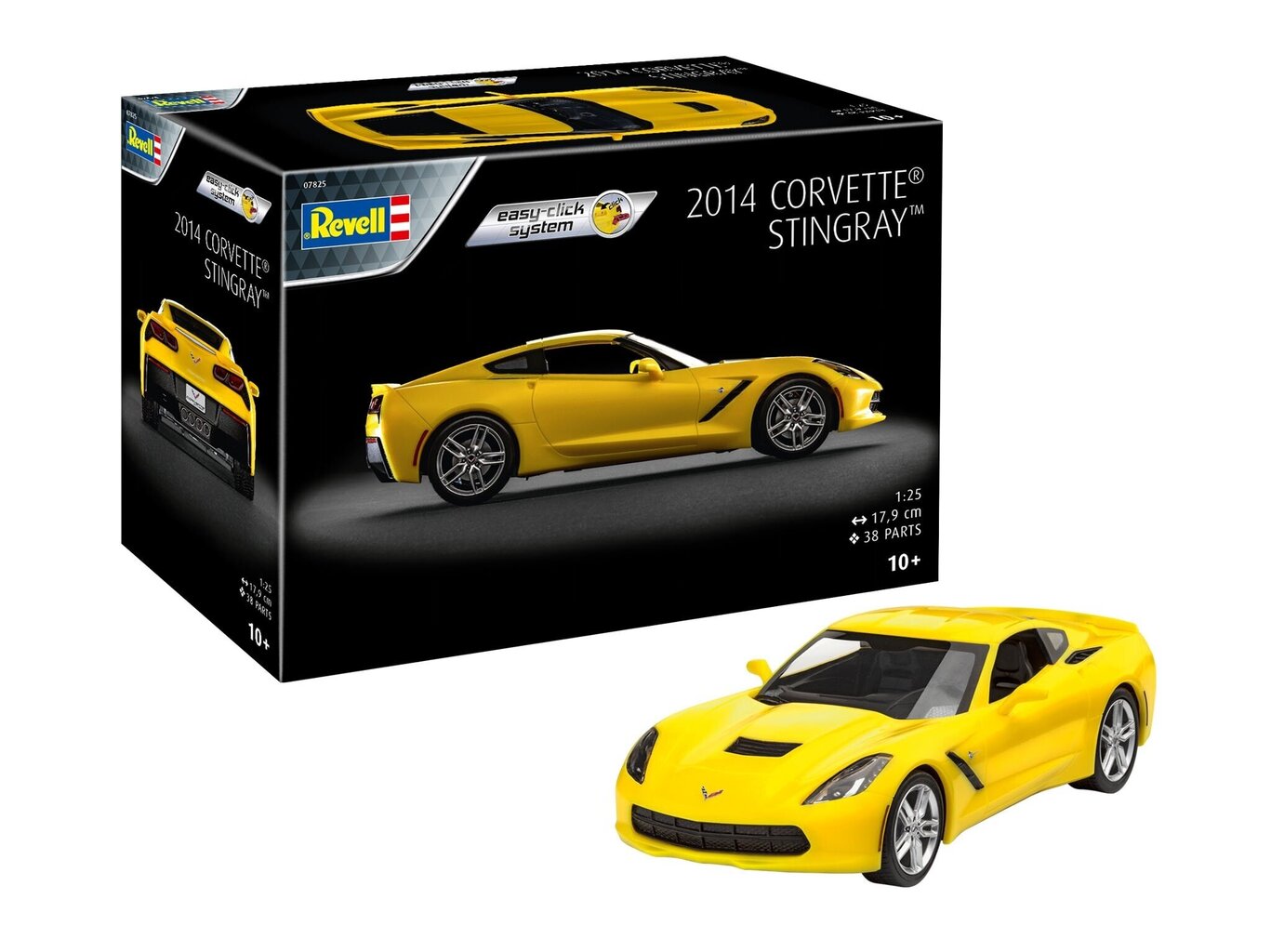 Revell - 2014 Corvette Stingray (easy-click), 1/25, 07825 cena un informācija | Rotaļlietas zēniem | 220.lv