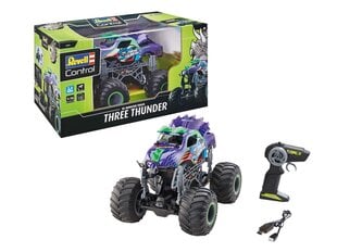 Revell - RC Dino Monster Truck "Three Thunder", 24556 cena un informācija | Rotaļlietas zēniem | 220.lv