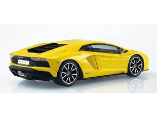 Сборная пластиковая модель Aoshima - The Snap Kit Lamborghini Aventador S Pearl, желтая, 1/32, 06346 цена и информация | Конструкторы и кубики | 220.lv