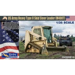 Сборная пластиковая модель Gecko Models - US Army Heavy Type II Skid Steer Loader (M400T), 1/35, 35GM0010 цена и информация | Конструкторы и кубики | 220.lv