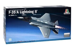 Сборная пластиковая модель Italeri - F-35A Lightning II, 1/32, 2506 цена и информация | Конструкторы и кубики | 220.lv