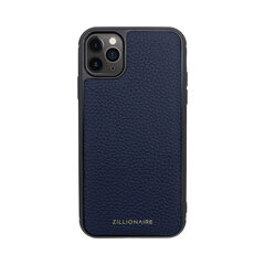 ZILLIONAIRE iPhone 11 Pro Max (6,5″) Epsom ādas apvalks – Tumši zils cena un informācija | Telefonu vāciņi, maciņi | 220.lv