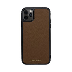 Кожаный чехол Zillionaire Calf для iPhone 11 Pro Max (6,5″) — Коричневый цена и информация | Чехлы для телефонов | 220.lv