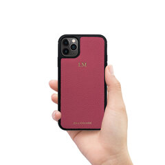 ZILLIONAIRE iPhone 11 Pro Max (6,5″) Calf ādas apvalks – Rozā cena un informācija | Telefonu vāciņi, maciņi | 220.lv
