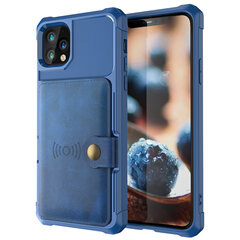 Wallet apvalks priekš iPhone 11 Pro Max (6,5″) – Zils cena un informācija | Telefonu vāciņi, maciņi | 220.lv