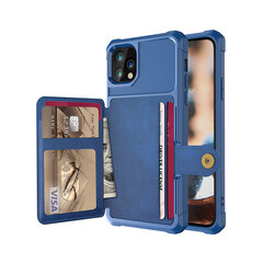 Wallet apvalks priekš iPhone 11 Pro Max (6,5″) – Zils cena un informācija | Telefonu vāciņi, maciņi | 220.lv