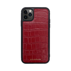 ZILLIONAIRE iPhone 11 Pro (5,8″) Croco Matte ādas apvalks – Sarkans cena un informācija | Telefonu vāciņi, maciņi | 220.lv