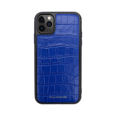 ZILLIONAIRE iPhone 11 Pro (5,8″) Croco Matte ādas apvalks – Zils цена и информация | Чехлы для телефонов | 220.lv