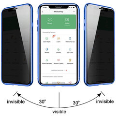 Magnētiskais apvalks priekš iPhone 11 Pro (5,8″) – Zils cena un informācija | Telefonu vāciņi, maciņi | 220.lv