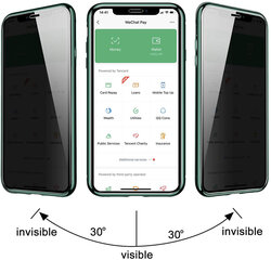 Magnētiskais apvalks priekš iPhone 11 Pro (5,8″) – Melns cena un informācija | Telefonu vāciņi, maciņi | 220.lv