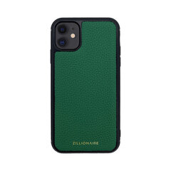 ZILLIONAIRE iPhone 11 (6,1″) Calf ādas apvalks – Zaļš cena un informācija | Telefonu vāciņi, maciņi | 220.lv