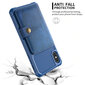 Wallet apvalks priekš iPhone XR (6,1″) – Zils cena un informācija | Telefonu vāciņi, maciņi | 220.lv