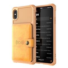 Чехол Wallet для iPhone Xs Max (6,5″) — Жёлтый цена и информация | Чехлы для телефонов | 220.lv