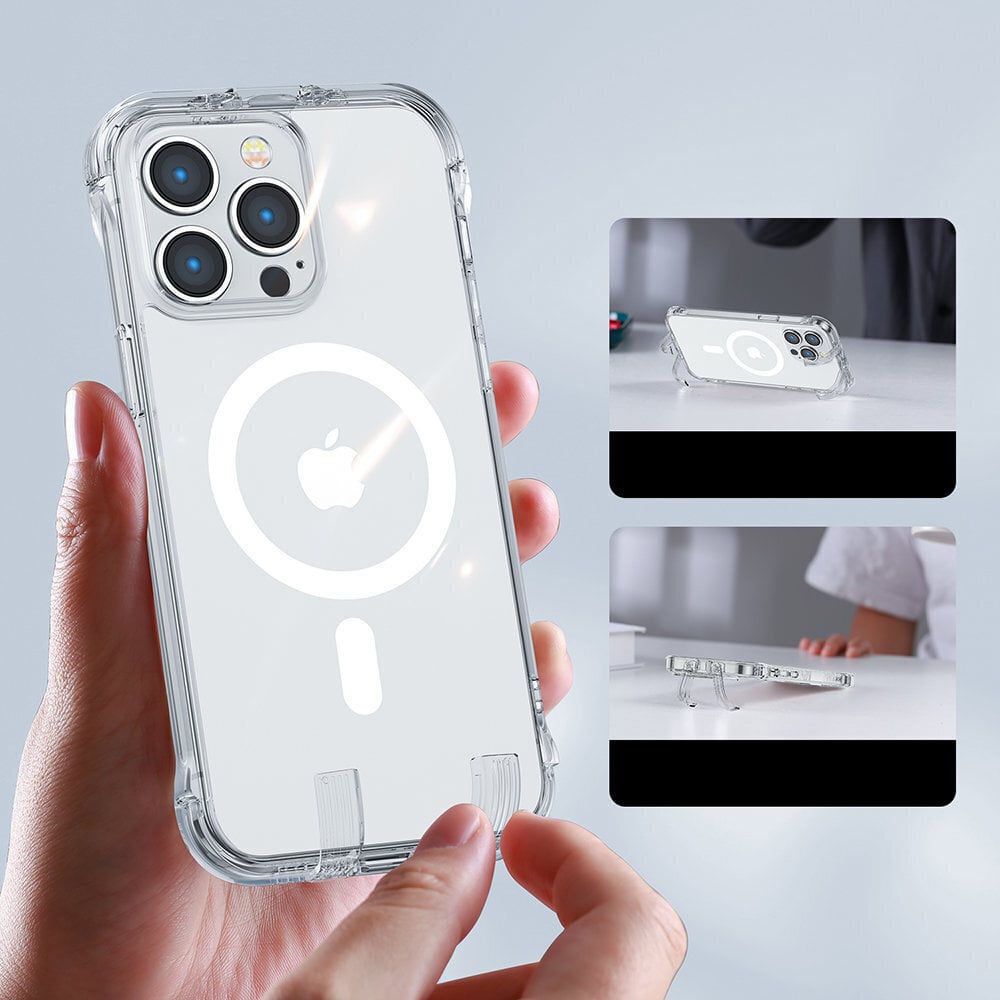 Joyroom Magnetic Defender Magnetic Case, paredzēts iPhone 14 Pro Max, caurspīdīgs cena un informācija | Telefonu vāciņi, maciņi | 220.lv