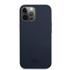 Lacoste Liquid Silicone Glossy Printing Logo Case for iPhone 13 Pro Navy cena un informācija | Telefonu vāciņi, maciņi | 220.lv