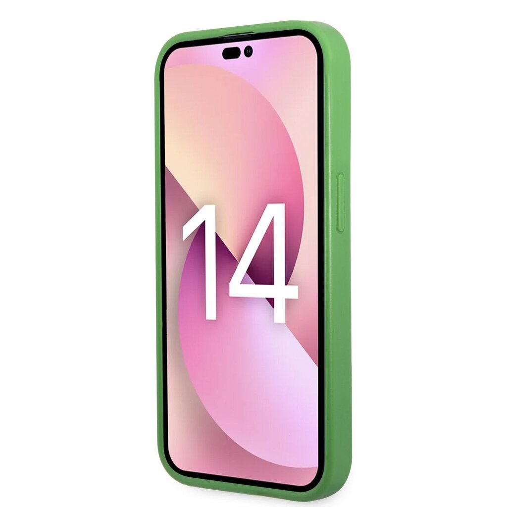 Lacoste Iconic Petit Pique Logo Case for iPhone 14 Pro Green цена и информация | Telefonu vāciņi, maciņi | 220.lv