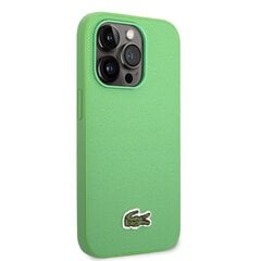 Lacoste Iconic Petit Pique Logo Case for iPhone 14 Pro Green cena un informācija | Telefonu vāciņi, maciņi | 220.lv