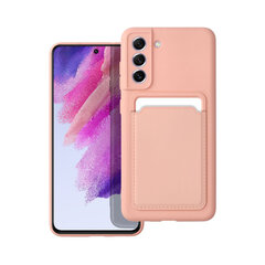 Чехол Forcell Card для Samsung Galaxy S21 FE (6,4″) — Розовый цена и информация | Чехлы для телефонов | 220.lv