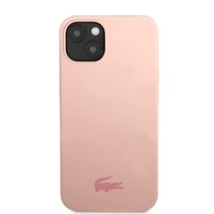 Lacoste Liquid Silicone Glossy Printing Logo Case for iPhone 13 Pink цена и информация | Чехлы для телефонов | 220.lv