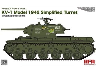 Rye Field Model - Russian Heavy Tank KV-1 Model 1942 Simplified Turret, 1/35, RFM-5041 цена и информация | Kонструкторы | 220.lv