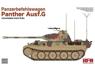  Сборная модель Rye Field Model - Panzerbefehlswagen Panther Ausf.G, 1/35, RFM-5089 цена и информация | Конструкторы и кубики | 220.lv