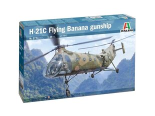 Italeri - H-21C "Flying Banana" Gunship, 1/48, 2774 цена и информация | Конструкторы и кубики | 220.lv