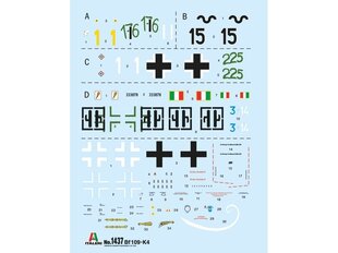 Italeri - Messerschmitt Bf 109 K-4, 1/48, 2805 cena un informācija | Konstruktori | 220.lv