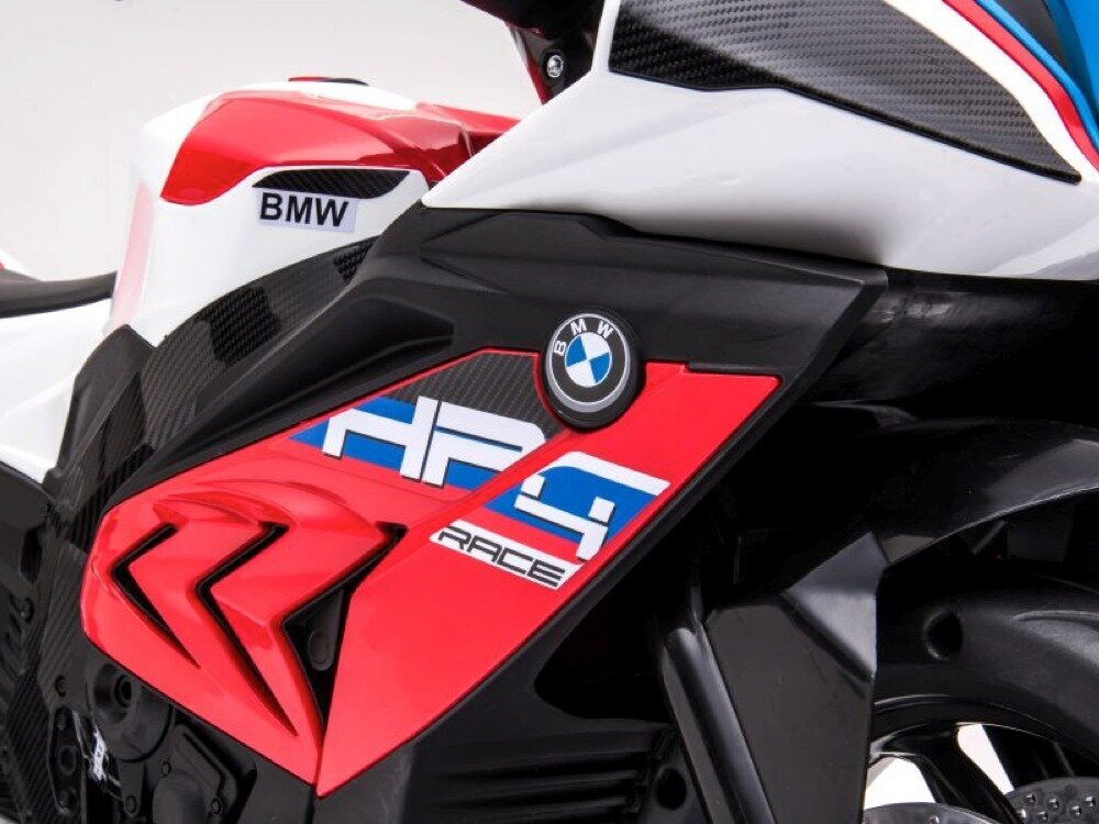 Tricikls BMW HP4, 12v, sarkans cena un informācija | Bērnu elektroauto | 220.lv