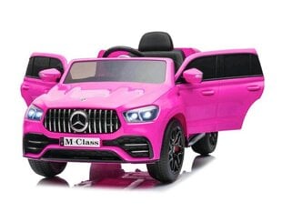 Mercedes M-Class 12v с музыкальным модулем, розовый цена и информация | Электромобили для детей | 220.lv