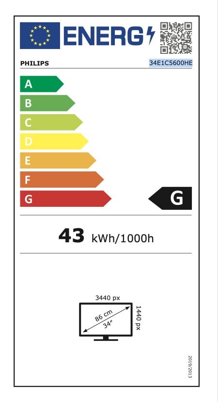 Philips 34E1C5600HE/00 цена и информация | Monitori | 220.lv