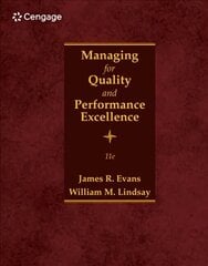 Managing for Quality and Performance Excellence 11th edition cena un informācija | Ekonomikas grāmatas | 220.lv