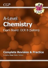 A-Level Chemistry: OCR B Year 1 & 2 Complete Revision & Practice with Online   Edition цена и информация | Развивающие книги | 220.lv