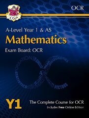 A-Level Maths for OCR: Year 1 & AS Student Book with Online Edition Online ed цена и информация | Развивающие книги | 220.lv