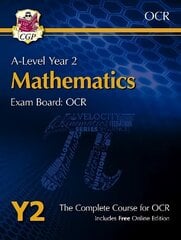 A-Level Maths for OCR: Year 2 Student Book with Online Edition cena un informācija | Izglītojošas grāmatas | 220.lv