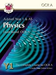 A-Level Physics for OCR A: Year 1 & AS Student Book with Online Edition cena un informācija | Izglītojošas grāmatas | 220.lv