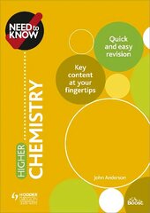 Need to Know: Higher Chemistry цена и информация | Книги по экономике | 220.lv