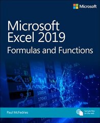 Microsoft Excel 2019 Formulas and Functions cena un informācija | Ekonomikas grāmatas | 220.lv