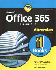 Office 365 All-in-One For Dummies, 2nd Edition 2nd Edition cena un informācija | Ekonomikas grāmatas | 220.lv